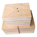 90 x 90 x 90 mm wooden chip block with hole/without hole for pallet foot